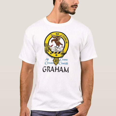 Graham Scottish Clan Crest Full T-Shirt, Family Crest Shirt