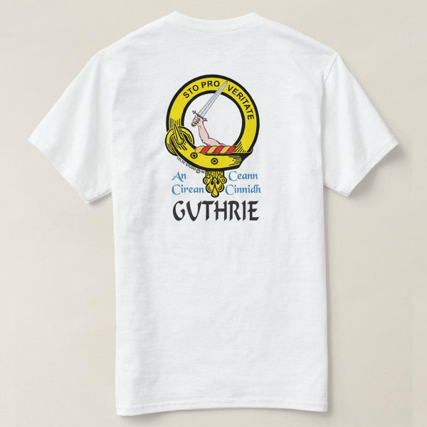 Guthrie Scottish Clan Crest Full T-Shirt, Family Crest Shirt