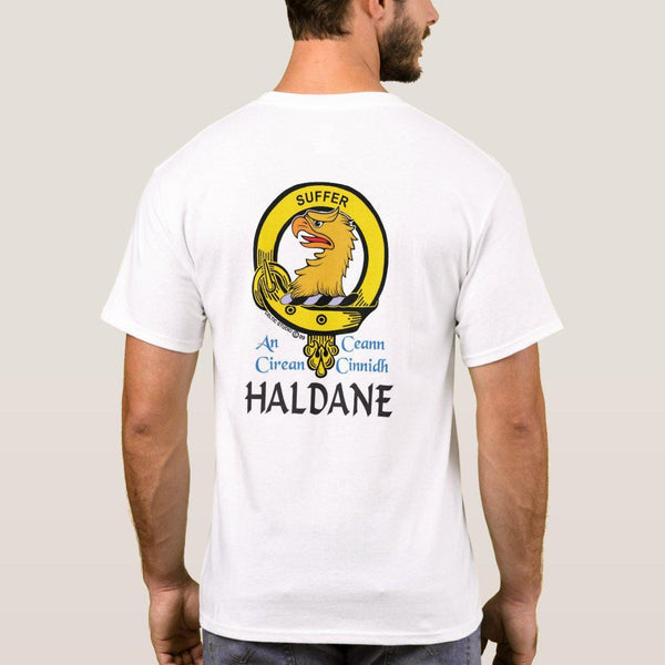 Haldane Scottish Clan Crest Full T-Shirt, Family Crest Shirt