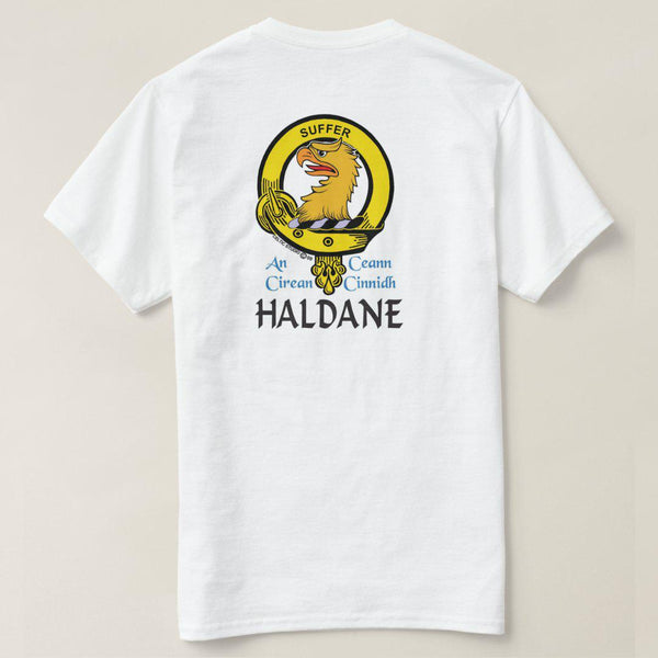Haldane Scottish Clan Crest Full T-Shirt, Family Crest Shirt