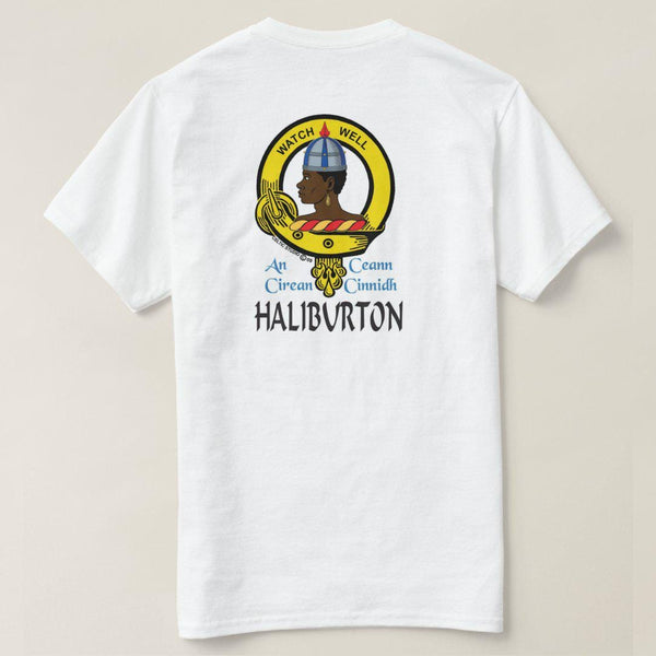 Haliburton Scottish Clan Crest Full T-Shirt, Family Crest Shirt