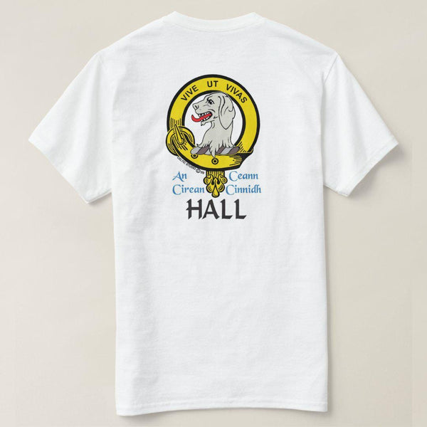 Hall Scottish Clan Crest Full T-Shirt, Family Crest Shirt