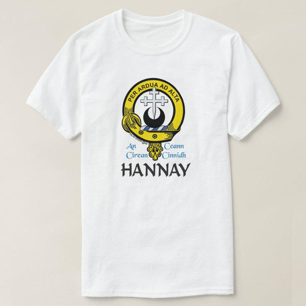 Hannay Scottish Clan Crest Full T-Shirt, Family Crest Shirt
