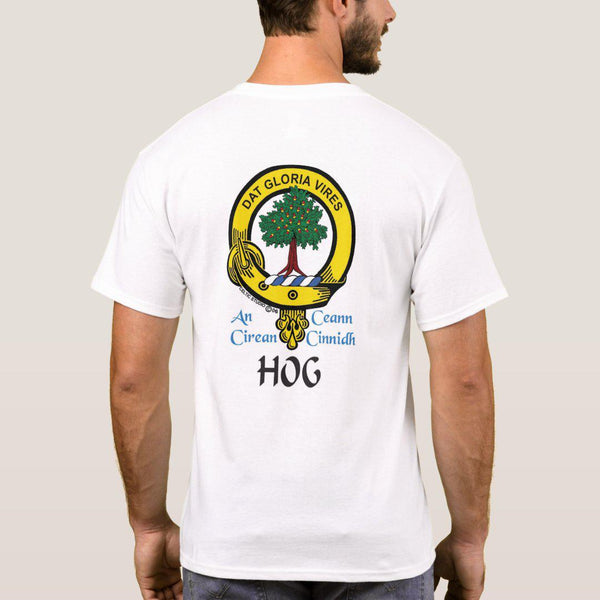 Hog Scottish Clan Crest Full T-Shirt, Family Crest Shirt