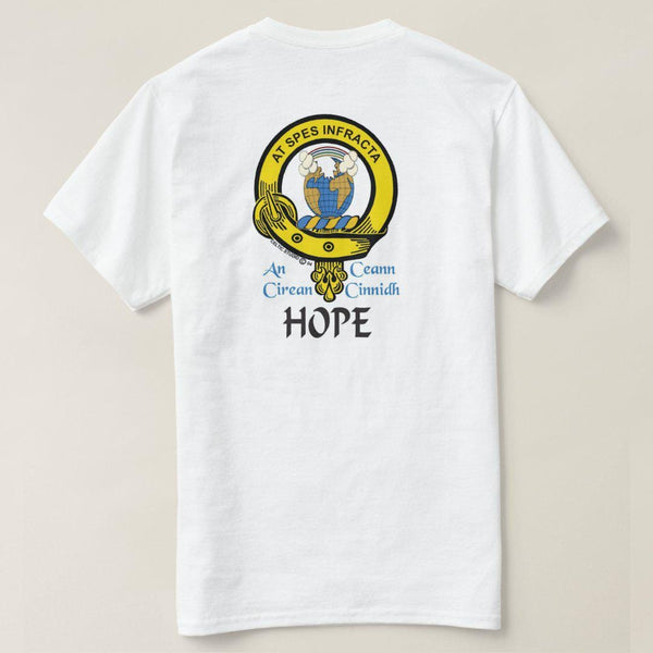 Hope Scottish Clan Crest Full T-Shirt, Family Crest Shirt