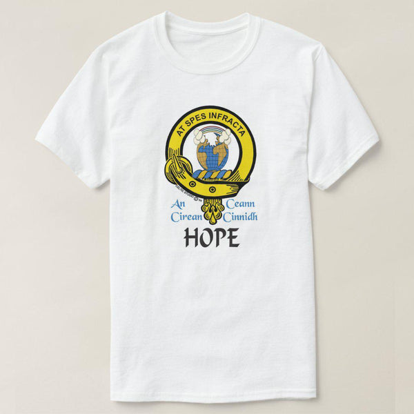 Hope Scottish Clan Crest Full T-Shirt, Family Crest Shirt