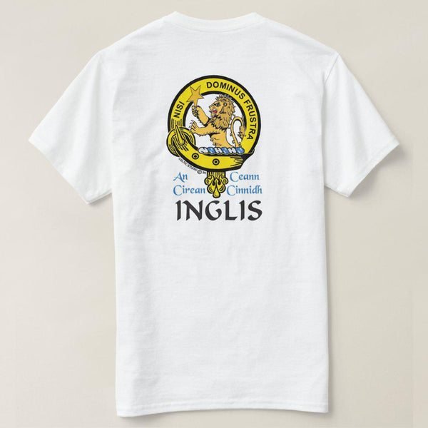 Inglis Scottish Clan Crest Full T-Shirt, Family Crest Shirt