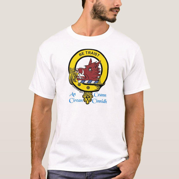 Innes Scottish Clan Crest Full T-Shirt, Family Crest Shirt
