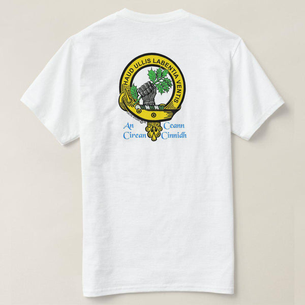 Irvine Bonshaw Scottish Clan Crest Full T-Shirt, Family Crest Shirt