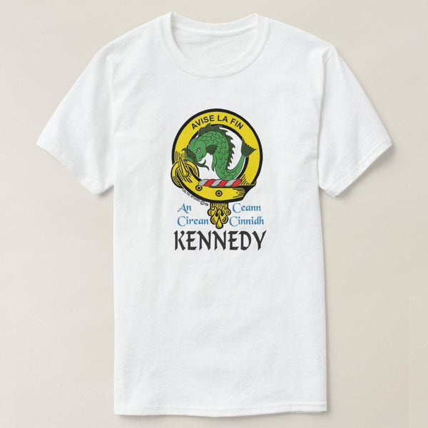 Kennedy Scottish Clan Crest Full T-Shirt, Family Crest Shirt