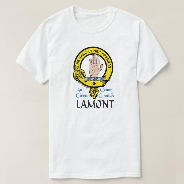 Lamont Scottish Clan Crest Full T-Shirt, Family Crest Shirt