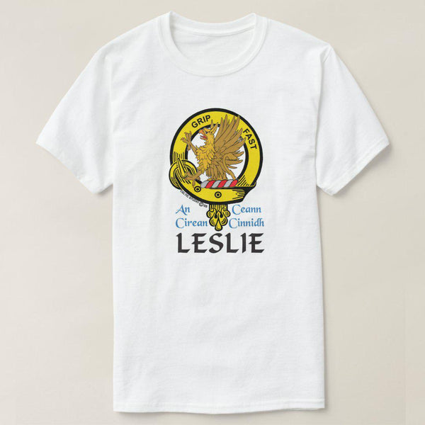 Leslie Scottish Clan Crest Full T-Shirt, Family Crest Shirt
