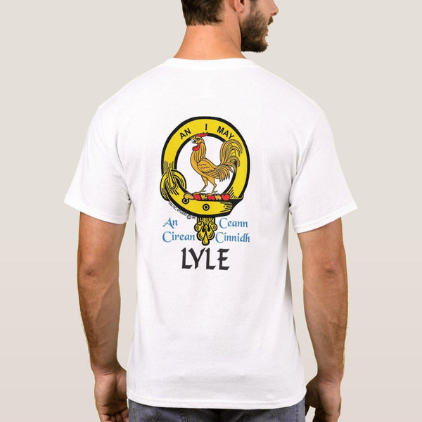 Lyle Scottish Clan Crest Full T-Shirt, Family Crest Shirt