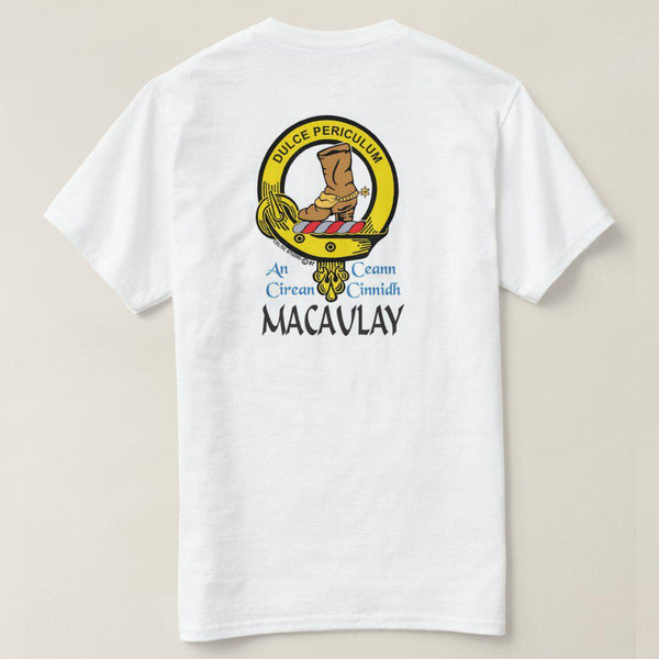 MacAulay Scottish Clan Crest Full T-Shirt, Family Crest Shirt