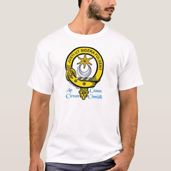MacColl Scottish Clan Crest Full T-Shirt, Family Crest Shirt