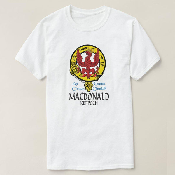 MacDonald Keppoch Scottish Clan Crest Full T-Shirt, Family Crest Shirt