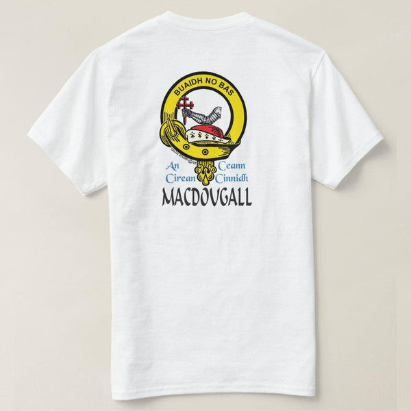 MacDougall Scottish Clan Crest Full T-Shirt, Family Crest Shirt