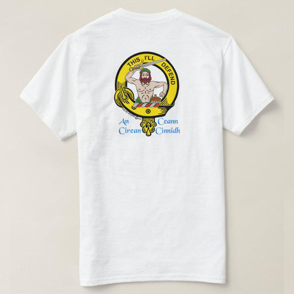 MacFarlane Scottish Clan Crest Full T-Shirt, Family Crest Shirt