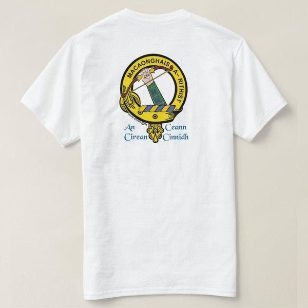 MacInnes Scottish Clan Crest Full T-Shirt, Family Crest Shirt