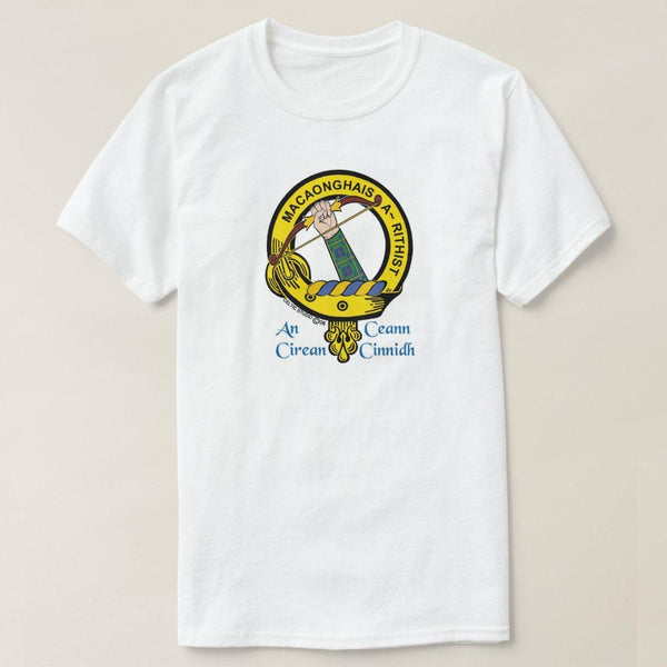 MacInnes Scottish Clan Crest Full T-Shirt, Family Crest Shirt