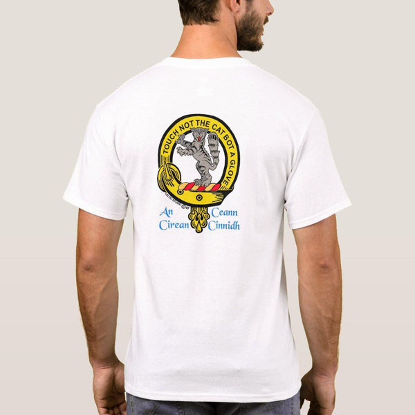 MacIntosh Scottish Clan Crest Full T-Shirt, Family Crest Shirt