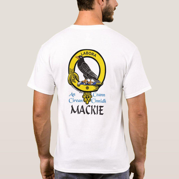 MacKie Scottish Clan Crest Full T-Shirt, Family Crest Shirt