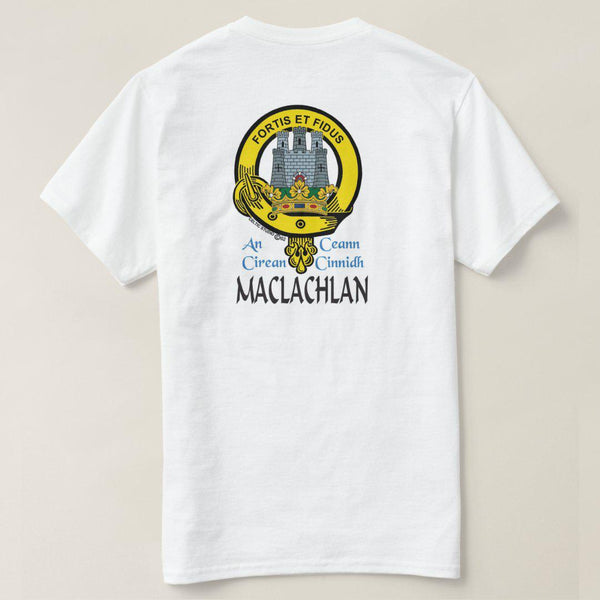 MacLachlan Scottish Clan Crest Full T-Shirt, Family Crest Shirt