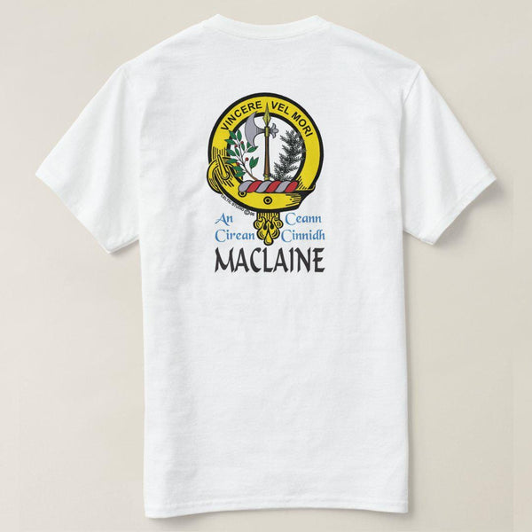 MacLaine Scottish Clan Crest Full T-Shirt, Family Crest Shirt