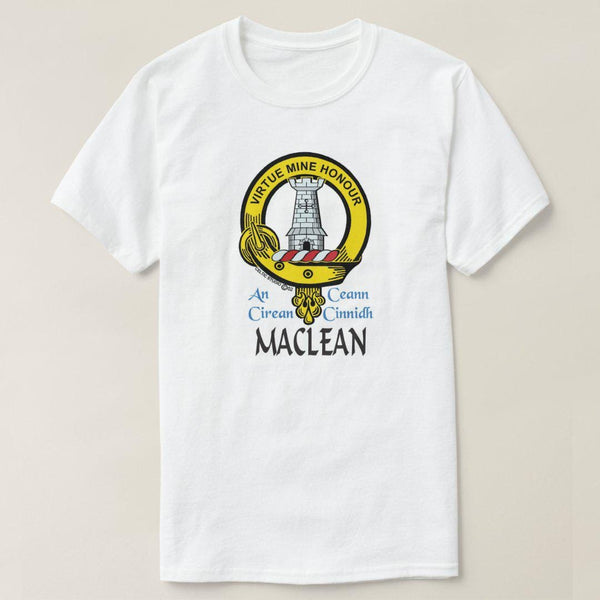 MacLean Scottish Clan Crest Full T-Shirt, Family Crest Shirt