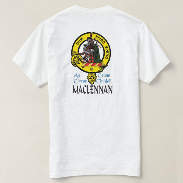 MacLennan Scottish Clan Crest Full T-Shirt, Family Crest Shirt