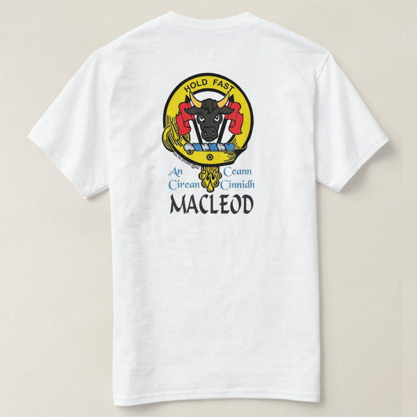 MacLeod Scottish Clan Crest Full T-Shirt, Family Crest Shirt
