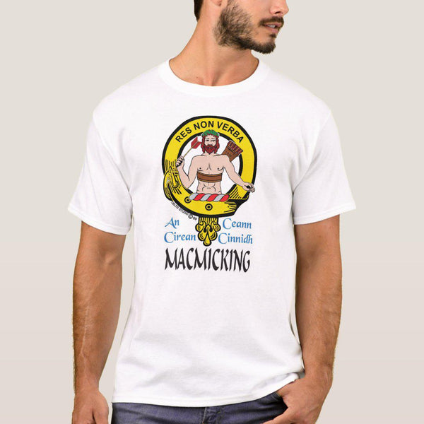 MacMicking Scottish Clan Crest Full T-Shirt, Family Crest Shirt