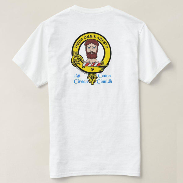 MacNab Scottish Clan Crest Full T-Shirt, Family Crest Shirt