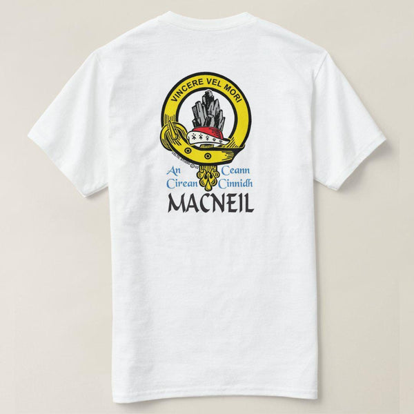 MacNeil Scottish Clan Crest Full T-Shirt, Family Crest Shirt