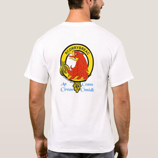 MacNicol Scottish Clan Crest Full T-Shirt, Family Crest Shirt