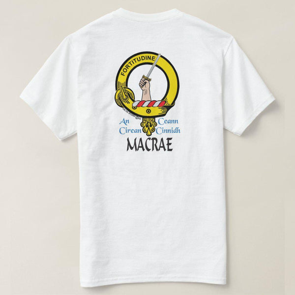 MacRae Scottish Clan Crest Full T-Shirt, Family Crest Shirt