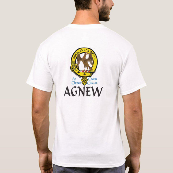 Agnew Scottish Clan Crest Full T-Shirt, Family Crest Shirt