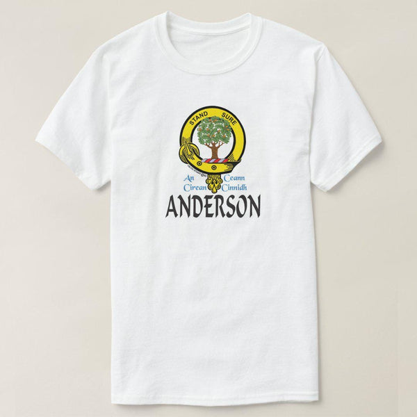 Anderson Scottish Clan Crest Full T-Shirt, Family Crest Shirt