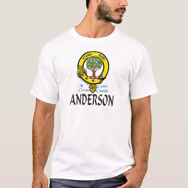 Anderson Scottish Clan Crest Full T-Shirt, Family Crest Shirt