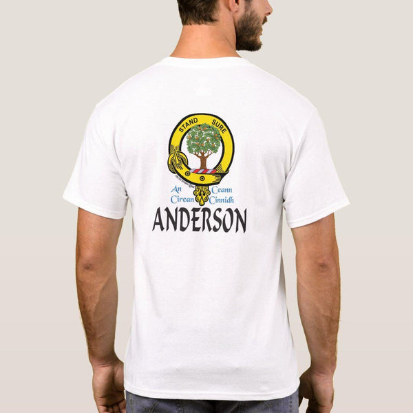 Anderson Scottish Clan Crest Full T-Shirt, Family Crest Shirt