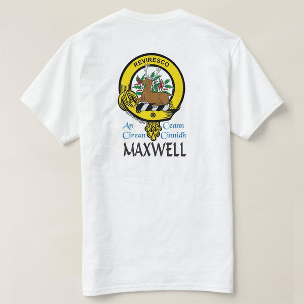 Maxwell Scottish Clan Crest Full T-Shirt, Family Crest Shirt