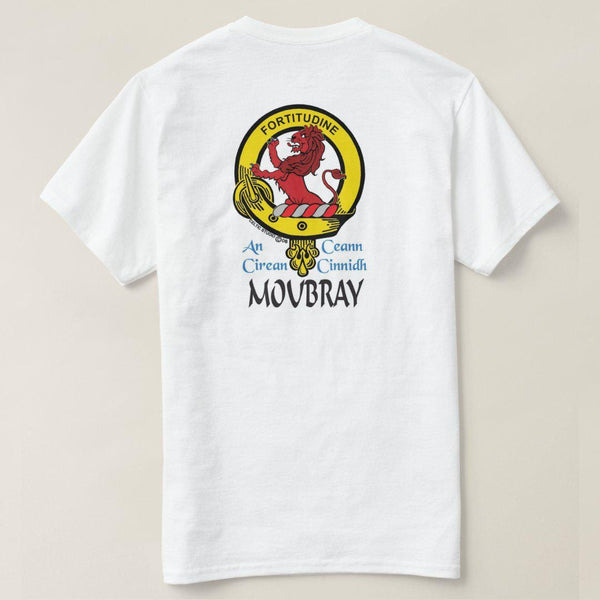Moubray Scottish Clan Crest Full T-Shirt, Family Crest Shirt