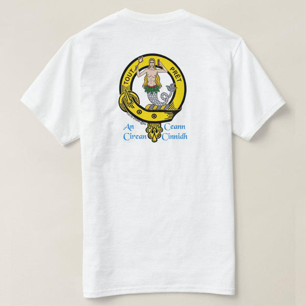 Murray Scottish Clan Crest Full T-Shirt, Family Crest Shirt