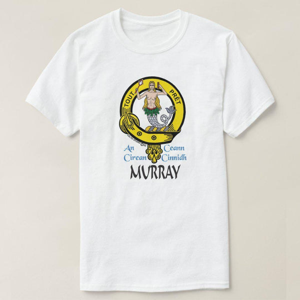 Murray Scottish Clan Crest Full T-Shirt, Family Crest Shirt