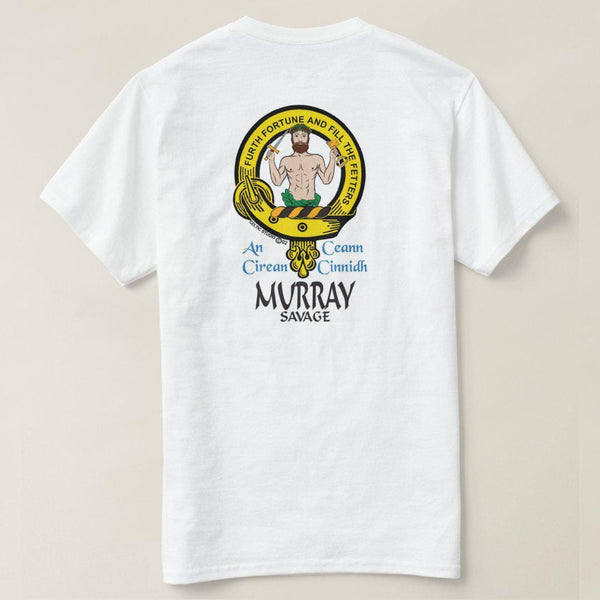 Murray Savage Scottish Clan Crest Full T-Shirt, Family Crest Shirt