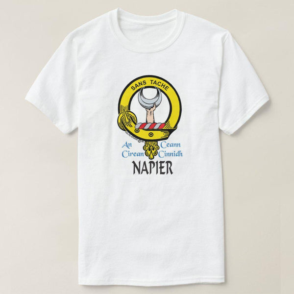 Napier Scottish Clan Crest Full T-Shirt, Family Crest Shirt