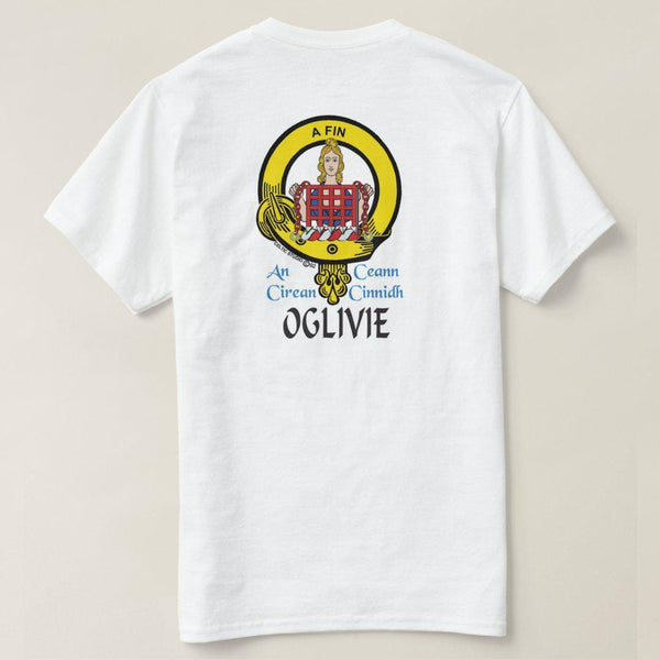 Ogilvie Scottish Clan Crest Full T-Shirt, Family Crest Shirt