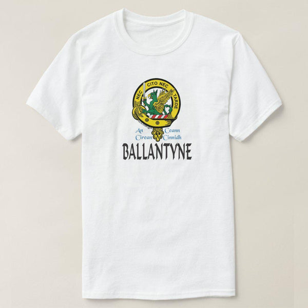 Bannatyne Scottish Clan Crest Full T-Shirt, Family Crest Shirt