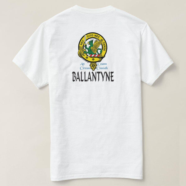 Bannatyne Scottish Clan Crest Full T-Shirt, Family Crest Shirt