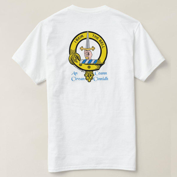 Bell Scottish Clan Crest Full T-Shirt, Family Crest Shirt